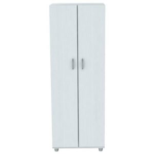 Nautical Gray Wash Wood Accent Cabinet