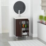 Modern Espresso Color Vanity and Sink