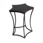 17 x 17 x 22 Bronze Minimalist Industrial Style Metal – End Table