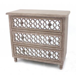 White Wood King Platform Bed