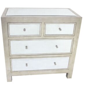 16.5 X 20 X 32-42 White Stainless Steel Bar Stool