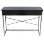 16 x 45 x 32 Charcoal 3 Drawer  Console Table