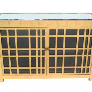18' X 26' X 78' Walnut White Wood Curio Cabinet