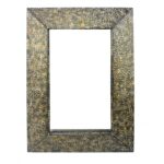 34 x 48 x 4 Bronze Gravel-Like Mosaic Frame – Dressing Mirror
