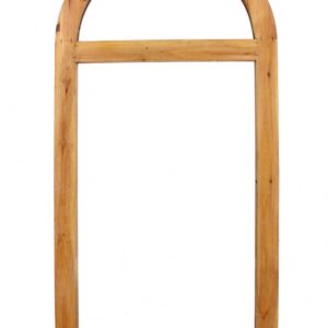 34 X 3 X 50 White Glass Mirror