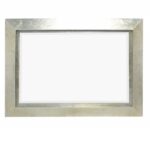 34 x 46 x 2.25 Silver Rectangular  Cosmetic Mirror