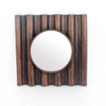 24 x 24 x 3 Bronze Panpipe-Like Wooden Cosmetic – Mirror