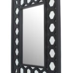 40 x 30 x 2 Black Vintage Dressing – Mirror