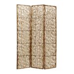 1″ x 48″ x 63″ Brown Wood  Screen