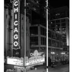 1″ x 48″ x 72″ Multi Color Wood Canvas Chicago  Screen