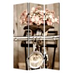 1″ x 48″ x 72″ Multi Color Wood Canvas Valentine  Screen