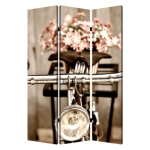 1" x 48" x 72" Multi Color Wood Canvas Spa  Screen