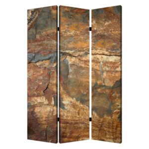 1" x 48" x 72" Multi Color Wood Canvas Spa  Screen
