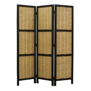 33" Black Three Drawer Dresser
