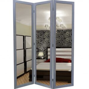 1 x 48 x 72 Multi Color Wood Canvas Rose  Screen