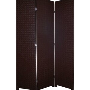 1 x 52 x 67 Beige Wood  Screen