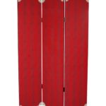 1 x 47 x 71 Red Wood  Screen