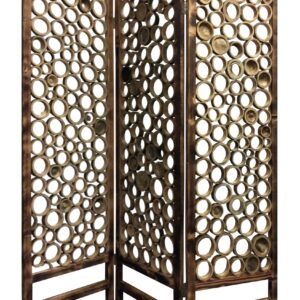 1 x 52 x 67 Beige Wood  Screen