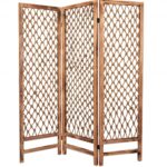 1 x 60 x 69 Natural Rope Wooden  Screen
