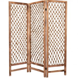 1 x 52 x 67 Beige Wood  Screen