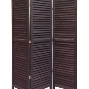 1 x 39 x 63 Brown Wood Photo  Screen