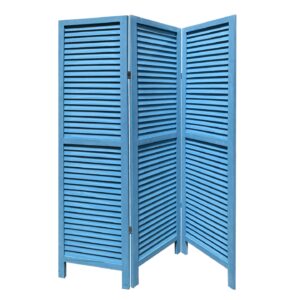 50" x 1" x 52" Brown, Wood, Shoji Stand Screen