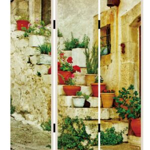 1 x 39 x 63 Brown Wood Photo  Screen