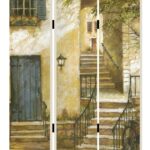 1 x 48 x 72 Multi Color European Promenade  Screen