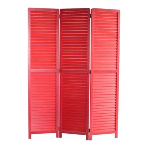 1 x 35 x 43 Multi Color Wood  Screen