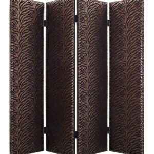 1" x 48" x 72" Multi Color Wood Canvas Ballet  Screen