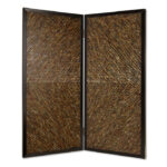 1″ x 63″ x 71″ Multi Color Wood  Screen