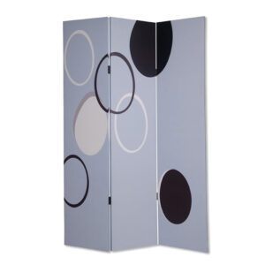 1" x 48" x 72" Multi Color Wood Canvas Spa  Screen
