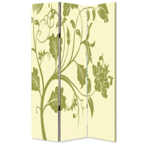 1" x 48" x 72" Multi Color Wood Canvas Birch  Screen