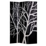 1″ x 48″ x 72″ Multi Color Wood Canvas Tranquillity  Screen