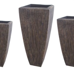 1 x 21 x 17 Rocky Round  Tall Planter