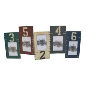 1" x 19" x 1" Brown Wooden  Photo Frame