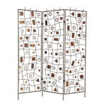 1″ x 63″ x 72″ Bronze Metal Morton  Screen