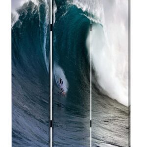 1 x 48 x 72 Multi Color Wood Canvas Rose  Screen