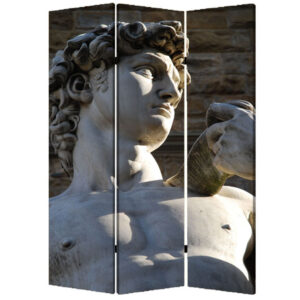 1" x 48" x 72" Multi Color Wood Canvas Machu Picchu  Screen