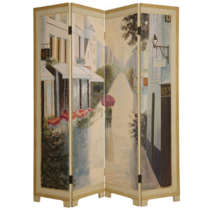 1" x 63" x 84" Brown Willow Adirondack  Screen