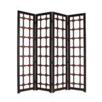 1″ x 84″ x 84″ Brown Woood  Screen