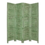 1″ x 76″ x 84″ Green Wood Screen