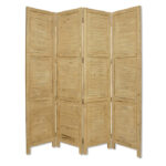 1″ x 76″ x 84″ Yellow Wood Screen