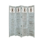 1″ x 76″ x 84″ Blue Wood Screen