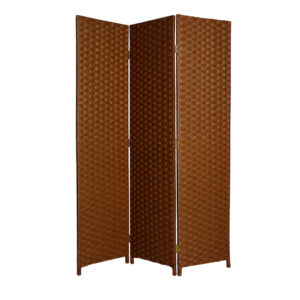 1" x 48" x 72" Multi Color Wood Canvas Spa  Screen