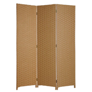 1" x 48" x 72" Multi Color Wood Canvas Budda  Screen