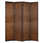 1″ x 84″ x 84″ Brown Wood  Screen
