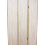 1 x 47 x 71 Beige Wood  Screen