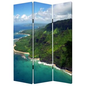 1 x 48 x 72 Multi Color Wood Canvas Family Rule  Screen