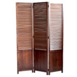 1″ x 47″ x 67″ Brown Wood  Screen